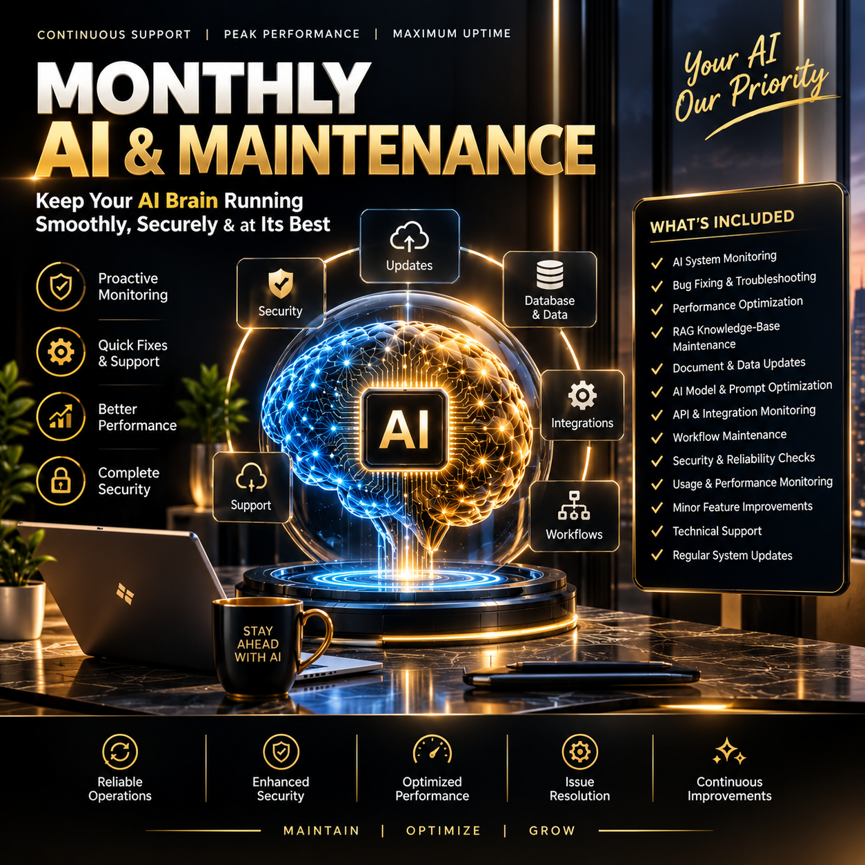 Monthly AI Maintenance 