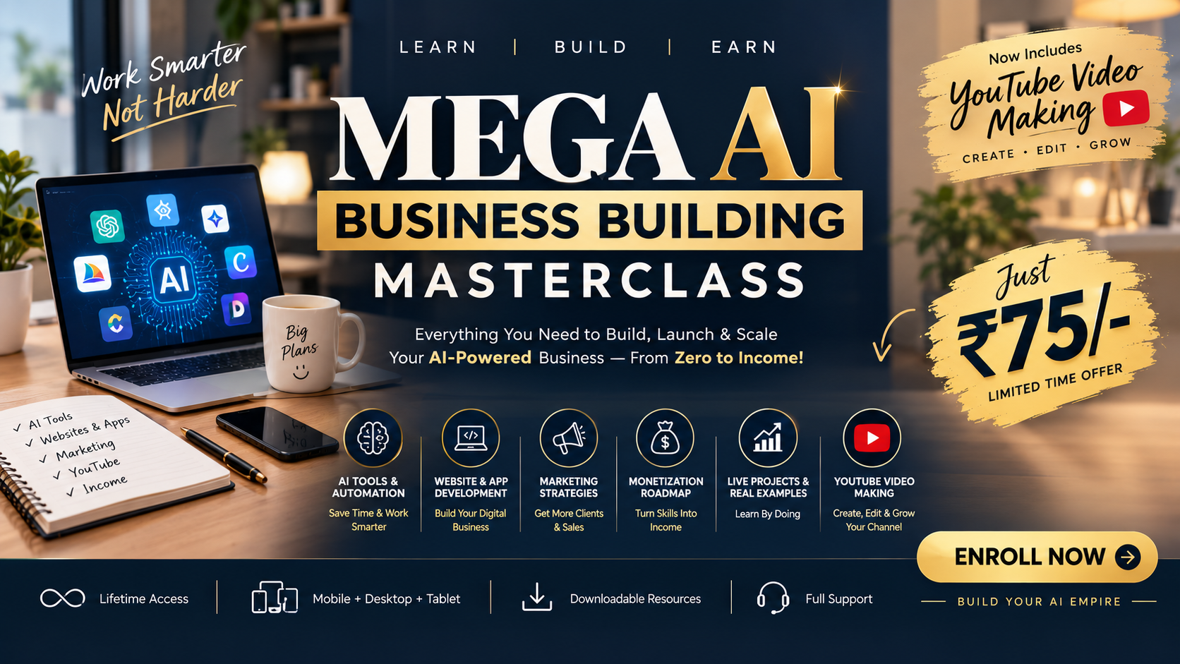 MEGA AI BUSINESS BUILDING MASTERCLASS- 03/10/2026 - 07:00 PM